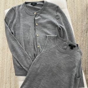 J. Crew Gray Sweater Set